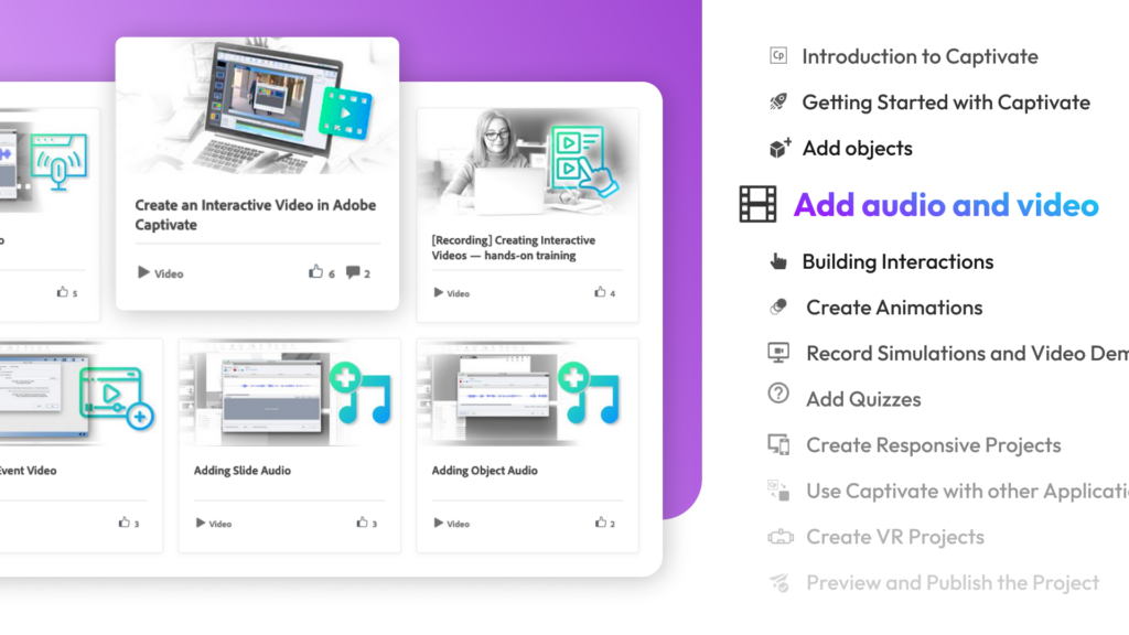 example of tutorial videos