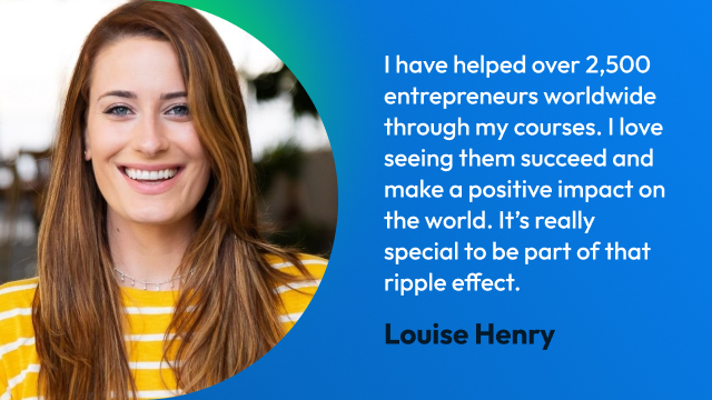 Louise Henry is scaling her online education business using Kartra